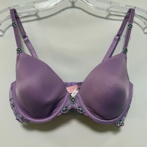 D23 Vintage 2005 Victoria’s Secret angels IPEX purple teal flower full coverage